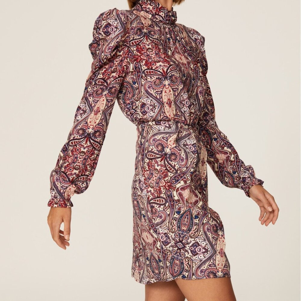 Slate & Willow Dark Floral Mini Dress, L